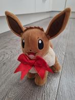 Pokemon Knuffel Eevee met Strikje, Ophalen of Verzenden