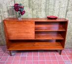 Gratis bezorging!Mid century retro vintage teak dressoir1960, Gebruikt, Mid century retro vintage teak dressoir 1960, 100 tot 150 cm