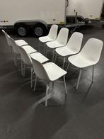 Set van 8 Grassevig Pola Light Stoelen - Zo Goed Als Nieuw!, Ophalen, Kunststof, Wit, Zo goed als nieuw