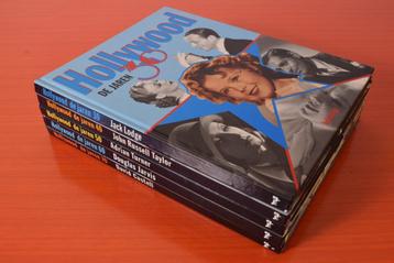 Set van 5 retro vintage boeken - Hollywoodgeschiedenis beschikbaar voor biedingen