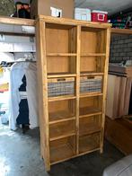 Mooie hardhouten kast met planken en lades, Huis en Inrichting, Kasten | Boekenkasten, Ophalen, Gebruikt, 100 tot 150 cm, Met lade(s)