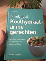 Minibijbel Koolhydraatarme Gerechten - Elaine Gardner, Boeken, Hoofdgerechten, Ophalen of Verzenden, Zo goed als nieuw, Gezond koken