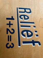 Reliëf 1+2=3 en Reliëf a-b-c, Ophalen of Verzenden, Zo goed als nieuw
