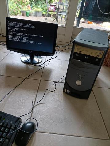 Desktop computer Dell Dimension 2400 + beeldscherm Acer beschikbaar voor biedingen