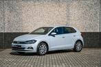 Volkswagen Polo 1.0 TSI Highline (bj 2018), Auto's, Gebruikt, 1045 kg, Leder en Stof, Wit