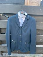 Navy pikeur wedstrijdjasje (+plastron), Dieren en Toebehoren, Paardrijkleding, Dressuur, Ophalen of Verzenden, Zo goed als nieuw