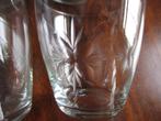 4 stuks oude limonade glazen == geslepen glas, Ophalen of Verzenden