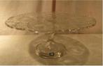 Mooi Glazen Taartschaal op voet - 31cm, Ophalen of Verzenden