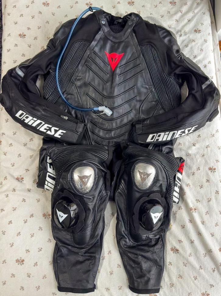 Leren motorpak heren leren pak Dainese EU 56, Motoren, Kleding | Motorkleding, Combipak, Heren, Nieuw zonder kaartje, Verzenden