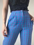 Geruite vintage broek, S/M. Geblokt checkered statement 90s, Kleding | Dames, Maat 38/40 (M), Vintage, Lang, Gedragen