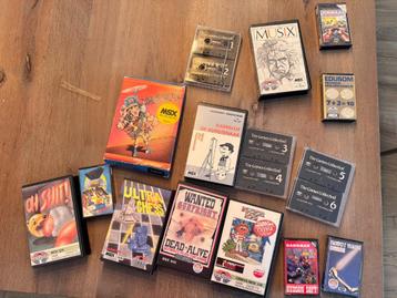 Originele spellen (cassettes) voor MSX beschikbaar voor biedingen