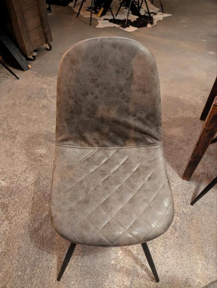 Eetkamerstoelen: 8 Grijs & 8 Blauw, Huis en Inrichting, Stoelen, Zo goed als nieuw, Vijf, Zes of meer stoelen, Grijs, Ophalen