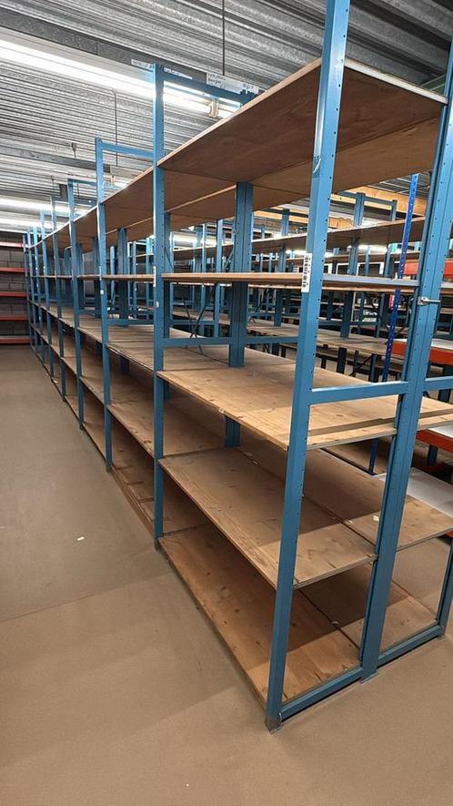 Lundia stellingen 70cm diep 4,8 meter, Huis en Inrichting, Kasten | Stellingkasten, Gebruikt, Ophalen