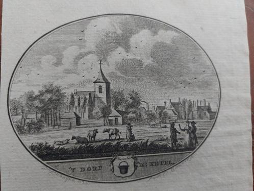 54 / Ketel Kethel Gravure uit 1793 van Oleffen & Bakker, Antiek en Kunst, Kunst | Etsen en Gravures, Ophalen of Verzenden