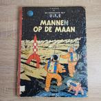 Kuifje Mannen op de Maan 1958 Hardcover, Boeken, Eén stripboek, Ophalen of Verzenden, Gelezen