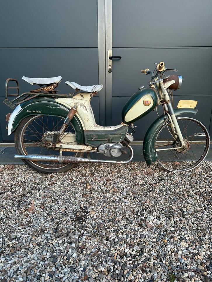 Batavus Mot O Mat jlo schuurvondst (opknapper, loop of sloop, Fietsen en Brommers, Brommers | Overige merken, Gebruikt, Ophalen