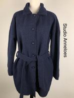 Studio Anneloes Jas 100% wol (mt: 38) 27,2/8641, Kleding | Dames, Jassen | Winter, Maat 38/40 (M), Studio Anneloes, Blauw, Studio Anneloes