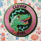 Clever Girl velociraptor opstrijk plaatje patch badge emblee, Nieuw, Overige applicaties, Verzenden