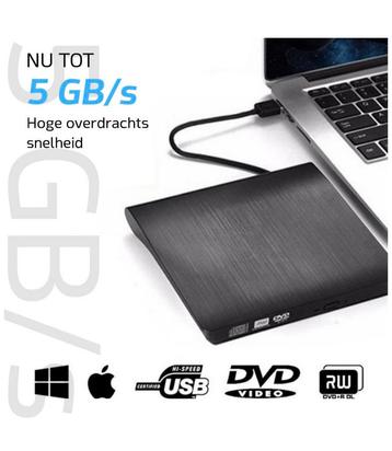 Externe DVD Speler Geschikt Voor Windows, Linux & Mac - USB  beschikbaar voor biedingen