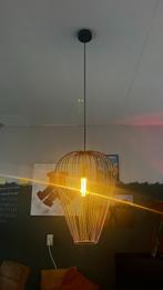 Zwarte metalen hanglamp, Ophalen, 50 tot 75 cm, Stijlvolle zwarte metalen hanglamp!, Zo goed als nieuw