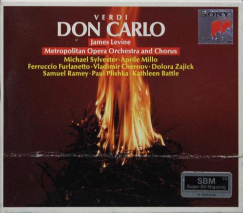 don carlo  verdi  levine  millo chernov   2 cd hardbox opera, Cd's en Dvd's, Cd's | Klassiek, Zo goed als nieuw, Opera of Operette