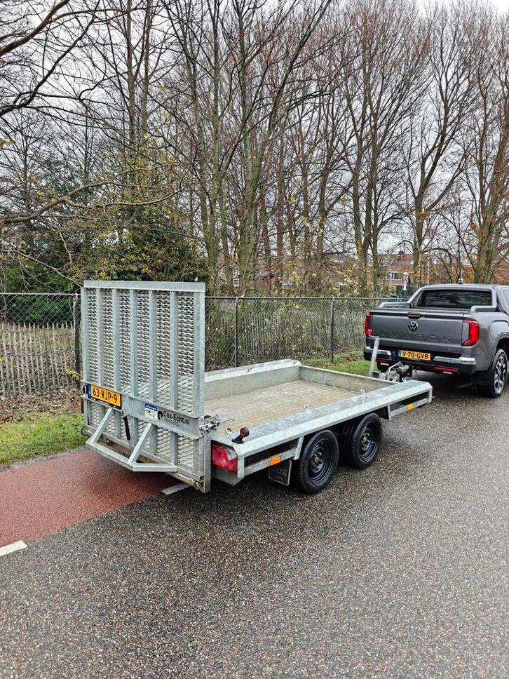 Vlemmix machine transporter aanhanger 3500KG, Auto diversen, Aanhangers en Bagagewagens, Zo goed als nieuw, Ophalen of Verzenden