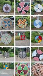 Haspelflanken beschilderd, Hobby en Vrije tijd, Ophalen of Verzenden, Zo goed als nieuw, Versiering