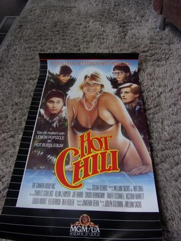 1985 FILMPOSTER HOT CHILI/MGM/UA HOME VIDEO POSTER 61,5X37CM beschikbaar voor biedingen