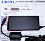 UNIFIVE UEC360-1250 12V 5A 60W Adapter Lader Oplader Voeding, Computers en Software, Pc- en Netwerkkabels, Ophalen of Verzenden