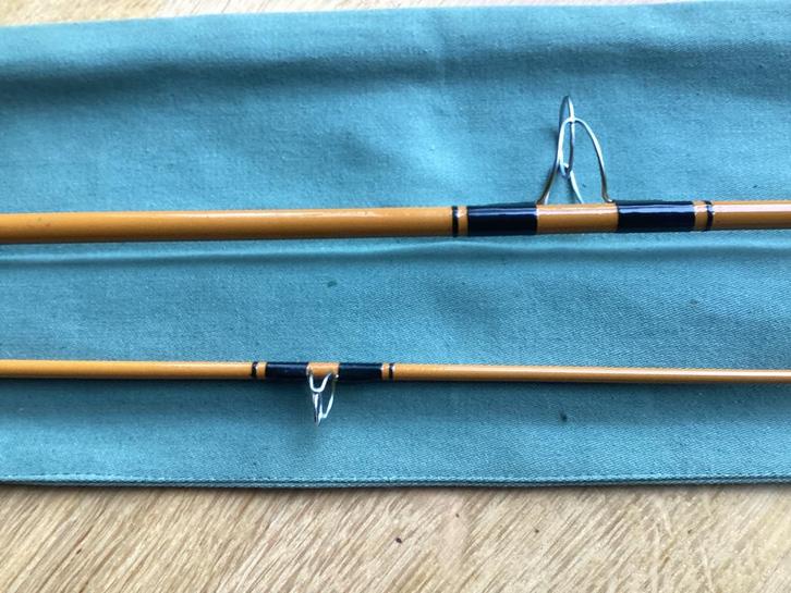 Spinhengel Jan Schreiner met  Mitchell molen, Watersport en Boten, Hengelsport | Algemeen, Zo goed als nieuw, Werphengel, Ophalen