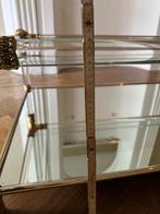 Glazen salontafel van Driehoek Meubelen, Ophalen, Gebruikt, Glas, 100 tot 150 cm