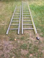 Steekladder, Doe-het-zelf en Verbouw, Ladders en Trappen, Ophalen of Verzenden, Gebruikt, Ladder, 4 meter of meer