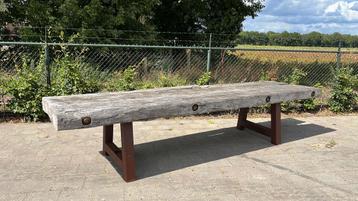 Houten tuintafel 380x98cm beschikbaar voor biedingen