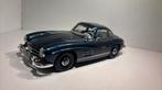 Mercedes benz 300 sl bleu norev 1.18, Norev, Ophalen of Verzenden, A, A