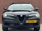 Alfa Romeo Stelvio 2.0 T AWD SUPER | LEDER | NAVI | CAMERA!, Automaat, 4 cilinders, 2000 kg, Zwart