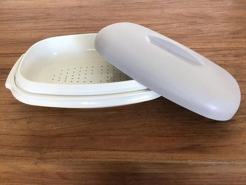 Tupperware schaal serveerwonder grijs 3 delig, Huis en Inrichting, Keuken | Tupperware, Zo goed als nieuw, Bak of Kom, Wit, Ophalen of Verzenden