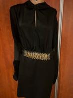 PINKO jurk met goud maat L it 46 origineel zgan, Pinko, Zwart, Maat 42/44 (L), Ophalen of Verzenden