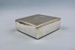Hoka sigarettendoos -Art Deco verzilverd en gemerkt 9.5x10.5, Ophalen of Verzenden, Gebruikt, Overige typen