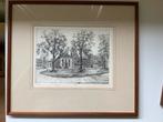 Lijnets van Anna Doedijns, Assen 59/250, Antiek en Kunst, Kunst | Etsen en Gravures, Ophalen of Verzenden