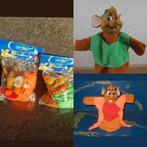 Twee Disney Assepoester handpoppen, Verzamelen, Disney, Ophalen of Verzenden, Assepoester of Belle, Beeldje of Figuurtje