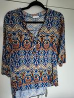 Blouse met print - Maat M, Maat 38/40 (M), Blauw, Ophalen of Verzenden, Onbekend