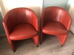 2 Rolf Benz lederen fauteuils, Ophalen, Zo goed als nieuw, 50 tot 75 cm, Leer