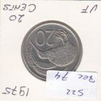 S22-BEE-0074 New Zealand 20 cent VF 1975 KM36.1, Verzenden