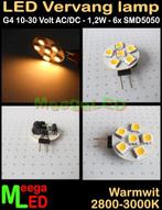 LED G4 vervanglamp spot - Diverse modellen en maten voor 12V, Led-lamp, Minder dan 30 watt, Nieuw, Bipin of Steekvoet