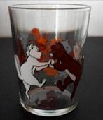Glas met opdrukken Aristokatten, Ophalen of Verzenden, Zo goed als nieuw