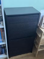 Ikea BISSA Schoenenkast 2 vakken, zwartbruin, 49x28x93 cm, Huis en Inrichting, Kasten | Schoenenkasten, Ophalen, Zo goed als nieuw