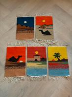 Vintage Handgeweven Kelim Wandkleden Egypte 100% Wol, Ophalen of Verzenden, Gebruikt