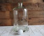 Antieke XL laboratorium glas fles sober stoer industrieel, Antiek en Kunst, Ophalen of Verzenden