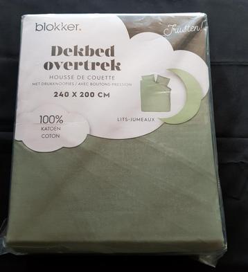 dekbed overtrek, 240 × 200 cm. NIEUW  beschikbaar voor biedingen