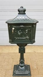 klassieke brievenbus nieuw grachtengroen, Tuin en Terras, Brievenbussen, Ophalen, Nieuw, Aluminium, Staande brievenbus